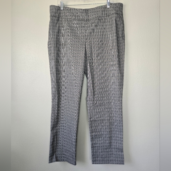 NWT Hilary Radley Straight Fit Plaid Pull On Pants XL - Picture 4 of 5